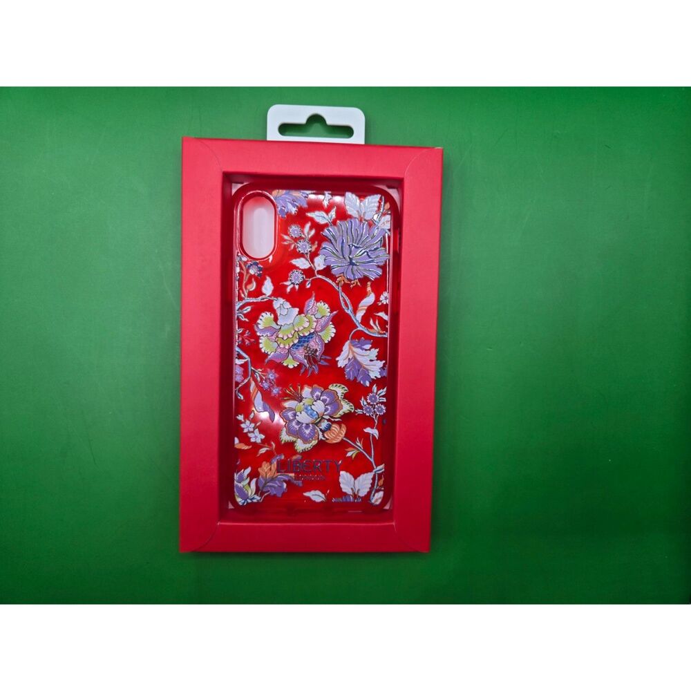 Tech21 Liberty London Christelle Pureprint Case for iPhone X / Xs - Floral Red - Picture 3 of 4